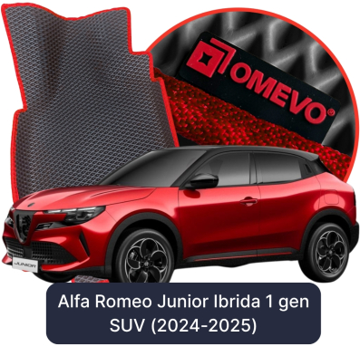 EVA bilgummimåtter OMEVO til Alfa Romeo Junior Ibrida 1 gen SUV (2024-2025)