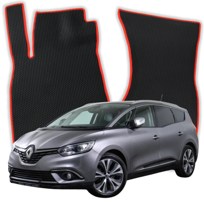 EVA bilgummimåtter OMEVO til Renault Grand Scenic 5-sæders 4 gen Minivan (2016-2022)