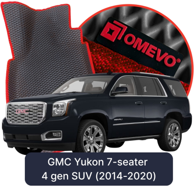 EVA bilgummimåtter OMEVO til GMC Yukon 7-sæders 4 gen SUV (2014-2020)