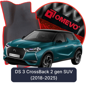 OMEVO 5D Pro EVA Bilmåtter til DS 3 CrossBack  2 gen SUV (2018-2025)