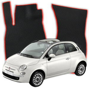 EVA bilmåtter til Fiat 500 1. generation Cabrio 3 døre (2007-2023)