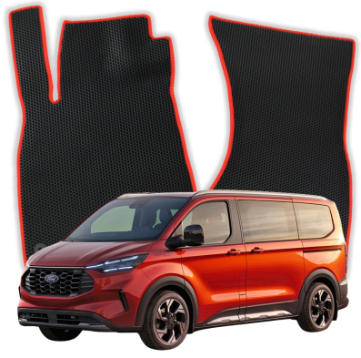 EVA bilgummimåtter OMEVO til Ford Tourneo Custom 9-sæders L2 Titanium 2 gen Van 5 døre (2023-2025)