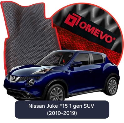 EVA bilgummimåtter OMEVO til Nissan Juke F15 1 gen SUV (2010-2019)