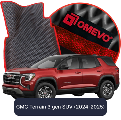 EVA bilgummimåtter OMEVO til GMC Terrain 3 gen SUV (2024-2025)