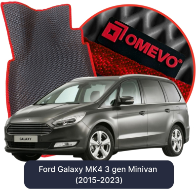 EVA bilgummimåtter OMEVO til Ford Galaxy MK4 3 gen Minivan (2015-2023)
