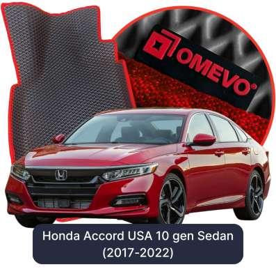 EVA bilgummimåtter OMEVO til Honda Accord USA 10 gen Sedan (2017-2022)