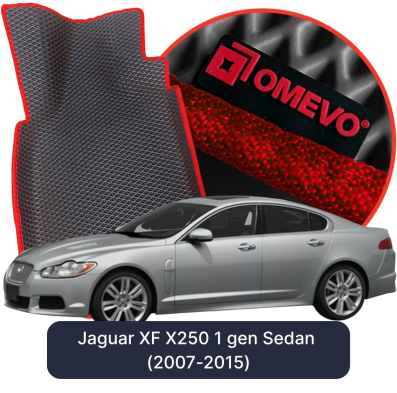 EVA bilgummimåtter OMEVO til Jaguar XF X250 1 gen Sedan (2007-2015)