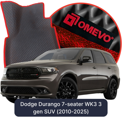 EVA bilgummimåtter OMEVO til Dodge Durango 7-sæders WK3 3 gen SUV (2010-2025)