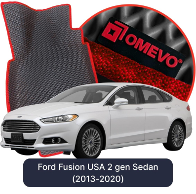 EVA bilgummimåtter OMEVO til Ford Fusion USA 2 gen Sedan (2013-2020)