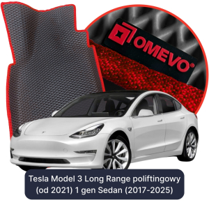 OMEVO 5D Pro EVA Bilmåtter til Tesla Model 3 Long Range faceliftet (fra 2021) 1 gen Sedan (2017-2025)