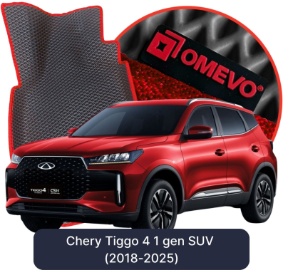 EVA bilgummimåtter OMEVO til Chery Tiggo 4 1 gen SUV (2018-2025)
