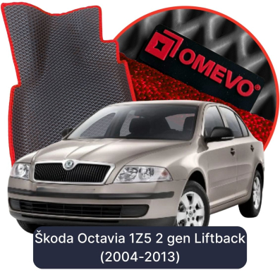 EVA bilgummimåtter OMEVO til Škoda Octavia 1Z5 2 gen Liftback (2004-2013)
