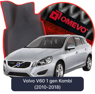 EVA bilgummimåtter OMEVO til Volvo V60 1. gen Kombi (2010-2018)