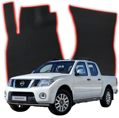 EVA bilgummimåtter OMEVO til Nissan Navara XE Long D40 3 gen Pick-up (2005-2014)