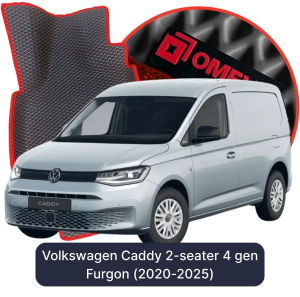 OMEVO 5D Pro EVA Bilmåtter til Volkswagen Caddy 2-sæders 4 gen Furgon (2020-2025)