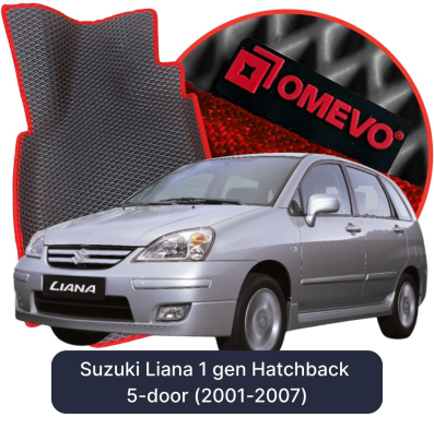 EVA bilgummimåtter OMEVO til Suzuki Liana 1 gen Hatchback 5-dørs (2001-2007)