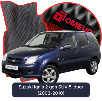 EVA bilgummimåtter OMEVO til Suzuki Ignis 2 gen SUV 5-dørs (2003-2010)