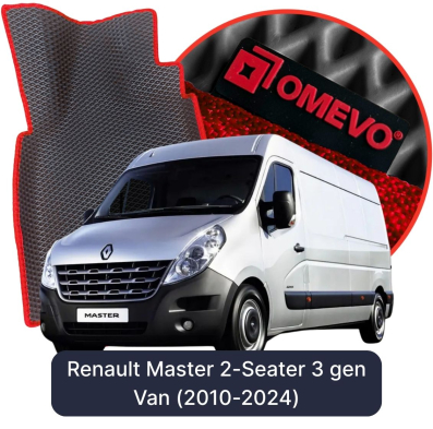 EVA bilgummimåtter OMEVO til Renault Master 2-sæders 3 gen Van (2010-2024)
