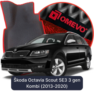 OMEVO 5D Pro EVA Bilmåtter til Škoda Octavia Scout 5E3 3 gen Kombi (2013-2020)