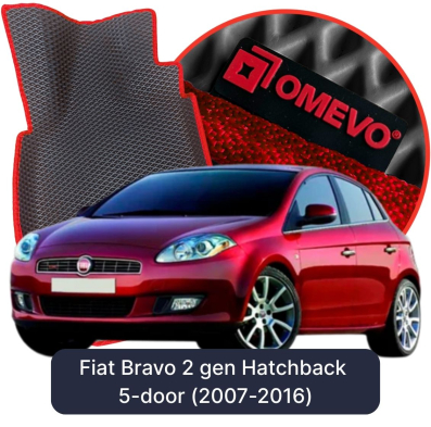 EVA bilgummimåtter OMEVO til Fiat Bravo 2 gen Hatchback 5-dørs (2007-2016)