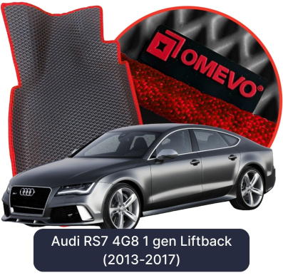 EVA bilgummimåtter OMEVO til Audi RS7 4G8 1 gen Liftback (2013-2017)