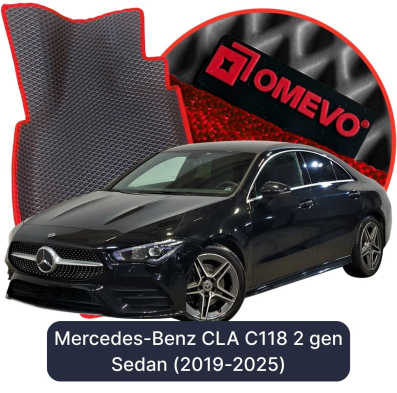 EVA bilgummimåtter OMEVO til Mercedes-Benz CLA C118 2 gen Sedan (2019-2025)