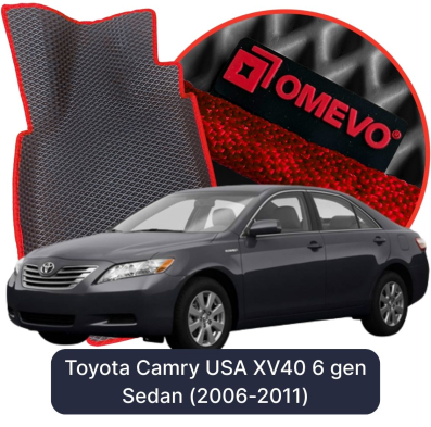 EVA bilgummimåtter OMEVO til Toyota Camry USA XV40 6 gen Sedan (2006-2011)