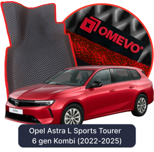 OMEVO 5D Pro EVA Bilmåtter til Opel Astra L Sports Tourer 6. gen Kombi (2022-2025)