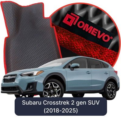 EVA bilgummimåtter OMEVO til Subaru Crosstrek 2 gen SUV (2018-2025)