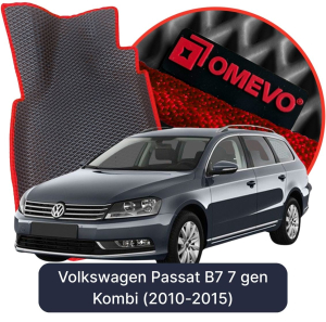 OMEVO 5D Pro EVA Bilmåtter til Volkswagen Passat B7 7. gen Kombi (2010-2015)