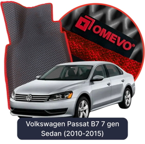 OMEVO 5D Pro EVA Bilmåtter til Volkswagen Passat B7 7. gen Sedan (2010-2015)