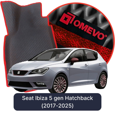 EVA bilgummimåtter OMEVO til Seat Ibiza 5 gen Hatchback (2017-2025)