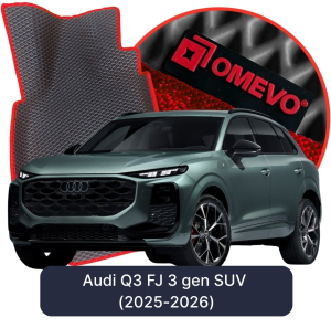 OMEVO 5D Pro EVA Bilmåtter til  Audi Q3 FJ 3 gen SUV (2025-2026)