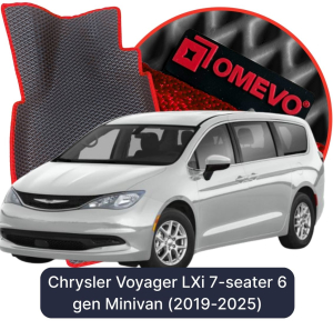 OMEVO 5D Pro EVA Bilmåtter til Chrysler Voyager LXi 7-sæders 6 gen Minivan (2019-2025)