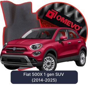 OMEVO 5D Pro EVA Bilmåtter til Fiat 500X 1. gen SUV (2014-2025)