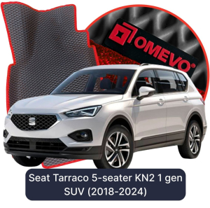 OMEVO 5D Pro EVA Bilmåtter til Seat Tarraco 5-sæders KN2 1 gen SUV (2018-2024)