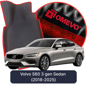 OMEVO 5D Pro EVA Bilmåtter til Volvo S60 3. gen Sedan (2018-2025)