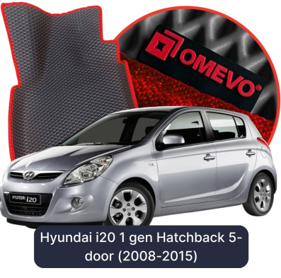 EVA bilgummimåtter OMEVO til Hyundai i20 1 gen Hatchback 5-dørs (2008-2015)