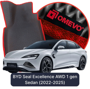 OMEVO 5D Pro EVA Bilmåtter til BYD Seal Excellence AWD 1. gen Sedan (2022-2025)