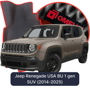 OMEVO 5D Pro EVA Bilmåtter til Jeep Renegade USA BU 1. gen SUV (2014-2025)