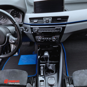 EVA bilgummimåtter OMEVO til BMW X1 F48 2 gen SUV (2015-2022)