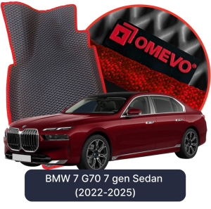 OMEVO 5D Pro EVA Bilmåtter til BMW 7 G70 7. gen Sedan (2022-2025)