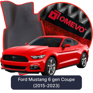 EVA bilgummimåtter OMEVO til Ford Mustang 6. gen Coupe (2015-2023)