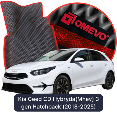 EVA bilgummimåtter OMEVO til Kia Ceed CD Hybrid(Mhev) 3. gen Hatchback (2018-2025)