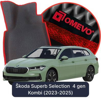 EVA bilgummimåtter OMEVO til Škoda Superb Selection 4 gen Kombi (2023-2025)