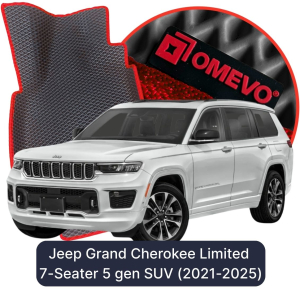 OMEVO 5D Pro EVA Bilmåtter til Jeep Grand Cherokee Limited 7-personers 5. gen SUV (2021-2025)