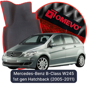 OMEVO 5D Pro EVA Bilmåtter til Mercedes-Benz B-Klasse W245 1. gen Hatchback (2005-2011)