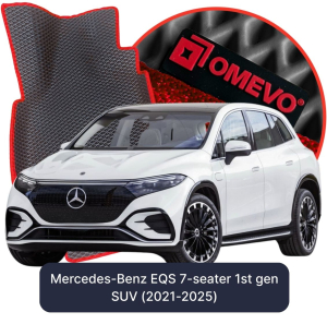 OMEVO 5D Pro EVA Bilmåtter til Mercedes-Benz EQS 7-sæders 1. gen SUV (2021-2025)
