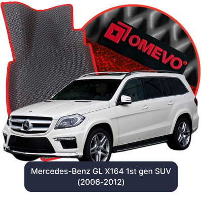 EVA bilgummimåtter OMEVO til Mercedes-Benz GL X164 1. gen SUV (2006-2012)