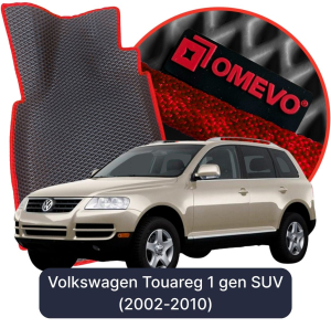 OMEVO 5D Pro EVA Bilmåtter til Volkswagen Touareg 1. gen SUV (2002-2010)